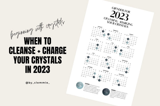 How and When in 2023 to Charge + Cleanse Your Jewellery - Beginners Guide