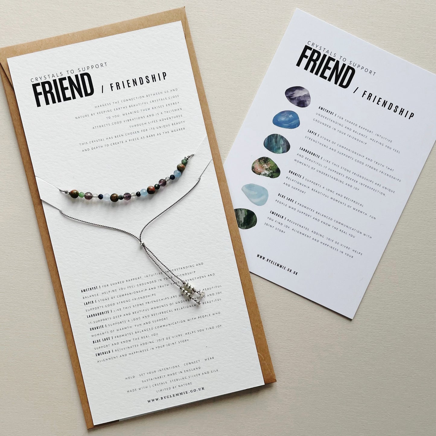 Crystal Recipe | Friend / Friendship | Bracelet