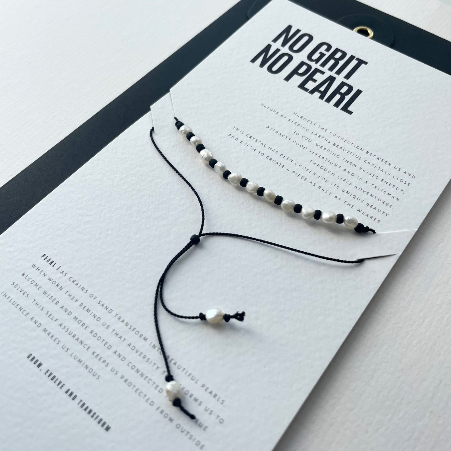 NO GRIT, NO PEARL | Seed Bracelet