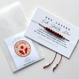 Crystal Bracelet | Red Jasper