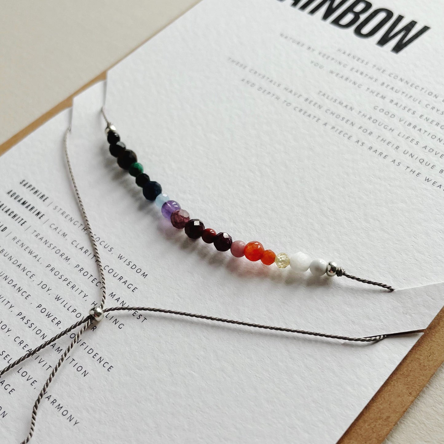 Crystal Recipe | Rainbow of Crystal | Bracelet