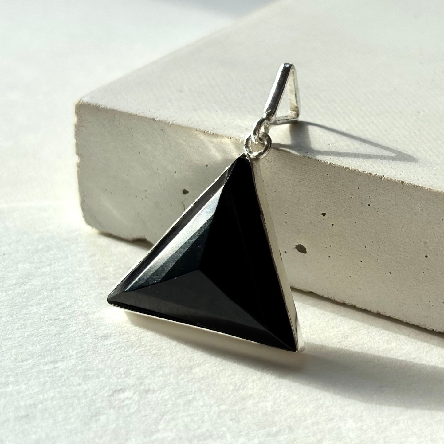 Pyramid Necklace - Onyx