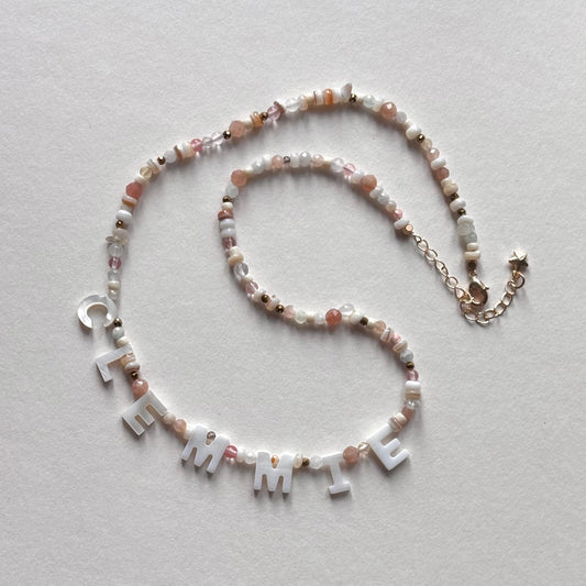 Crystal Name Necklace | Mermaid Era