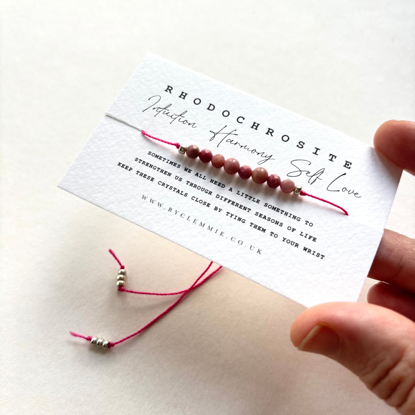 Crystal Bracelet | Rhodochrosite