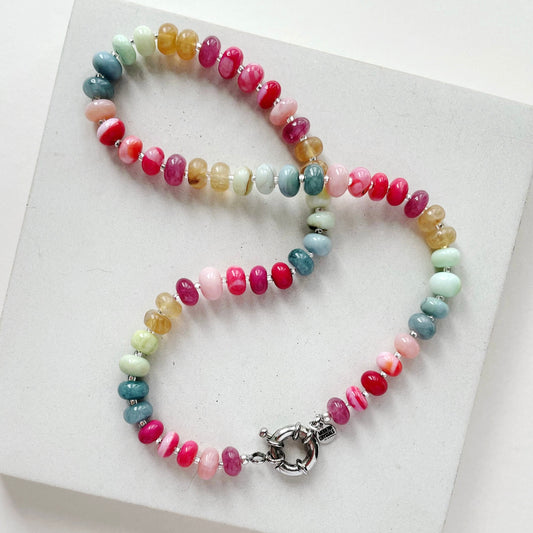 Crystal Necklace | Multi-Bright Crystals