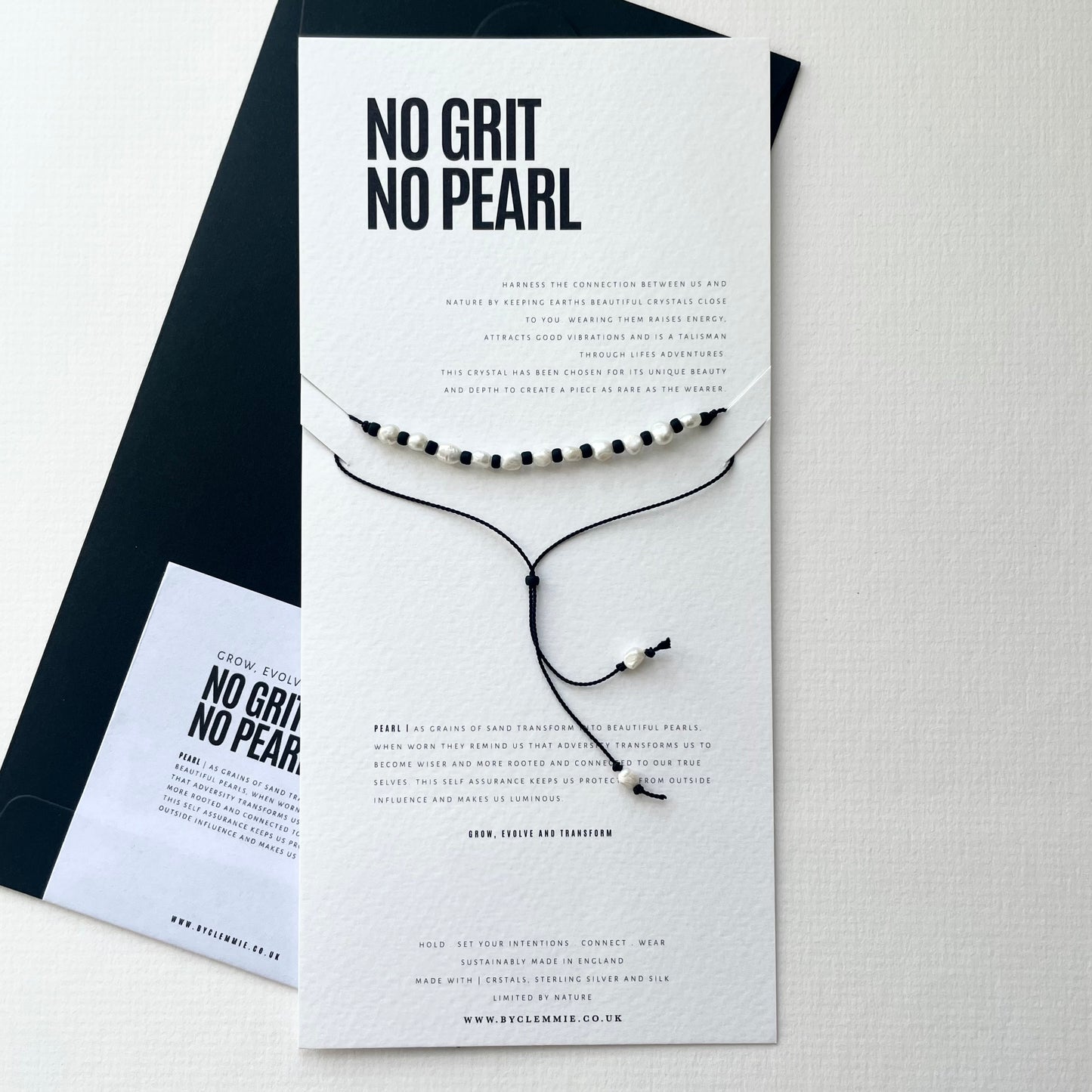 NO GRIT, NO PEARL | Seed Bracelet