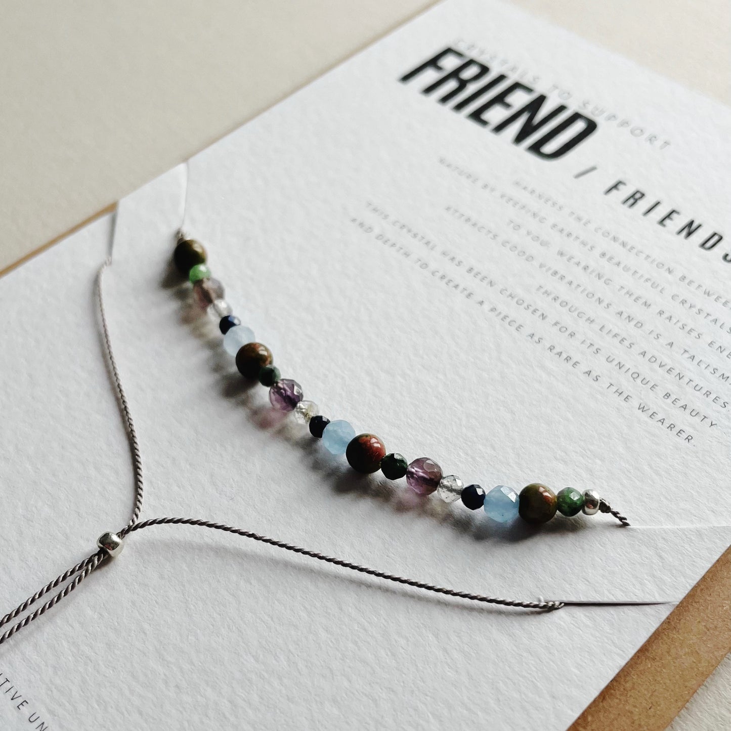 Crystal Recipe | Friend / Friendship | Bracelet
