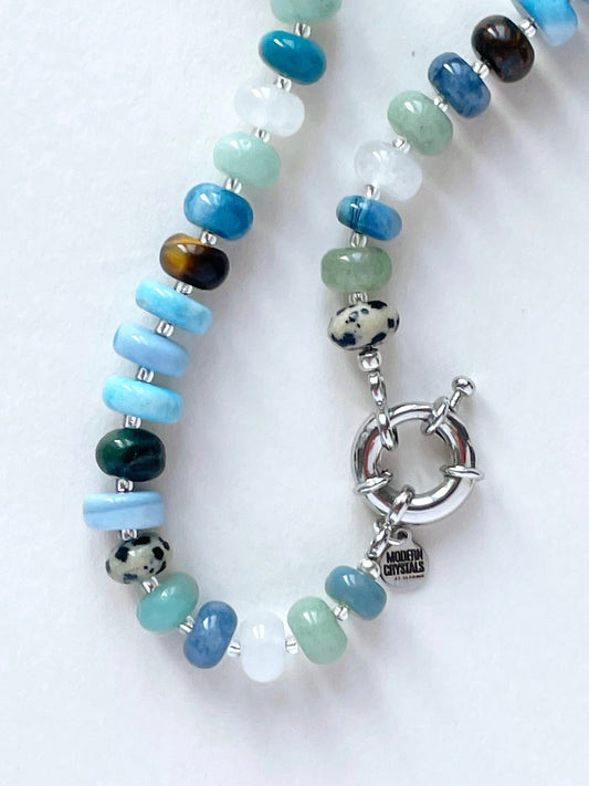 Crystal Necklace | Multi-Bright Crystals
