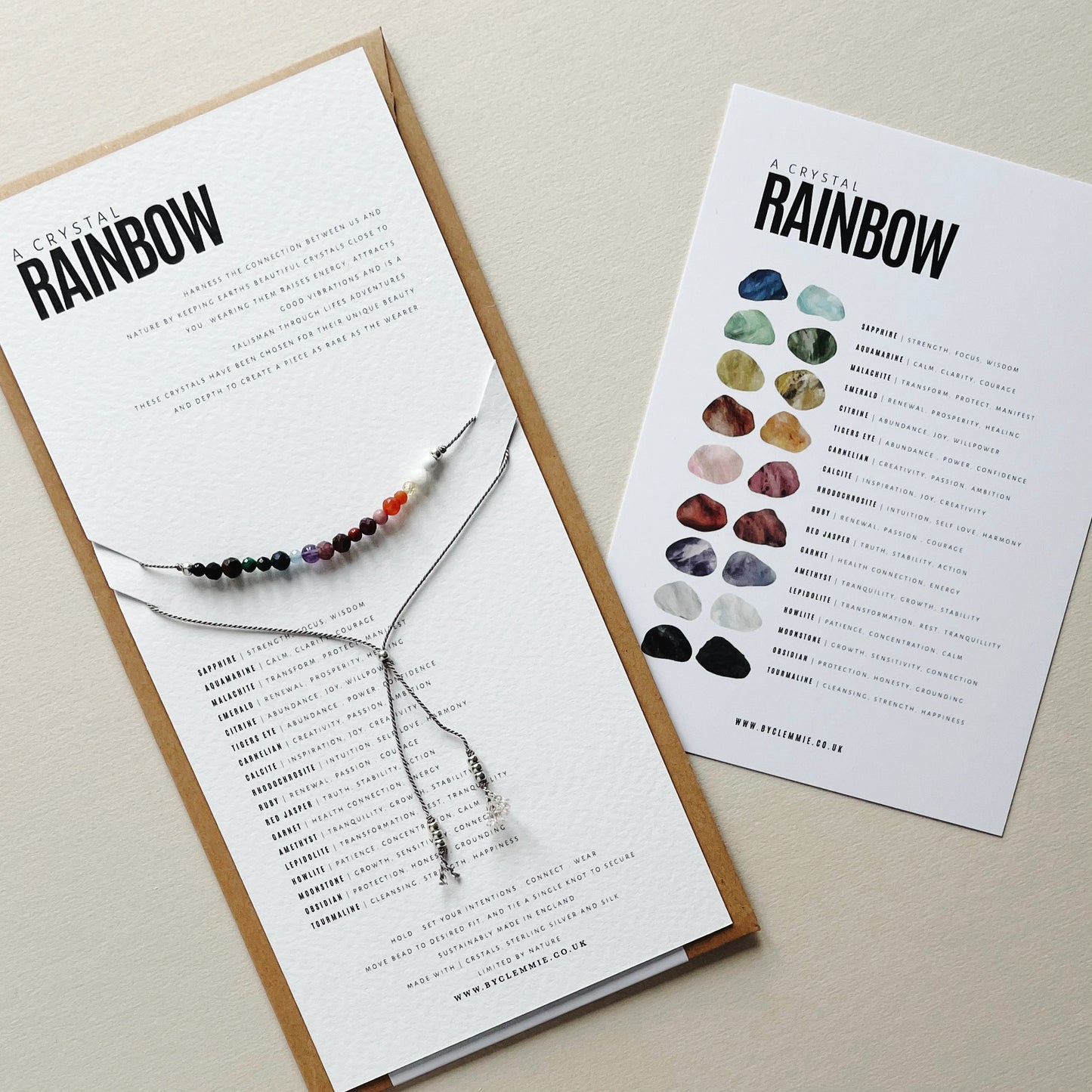 Crystal Recipe | Rainbow of Crystal | Bracelet