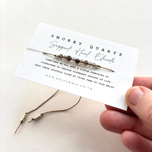 Crystal Bracelet | Smokey Quartz