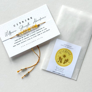 Crystal Bracelet | Citrine