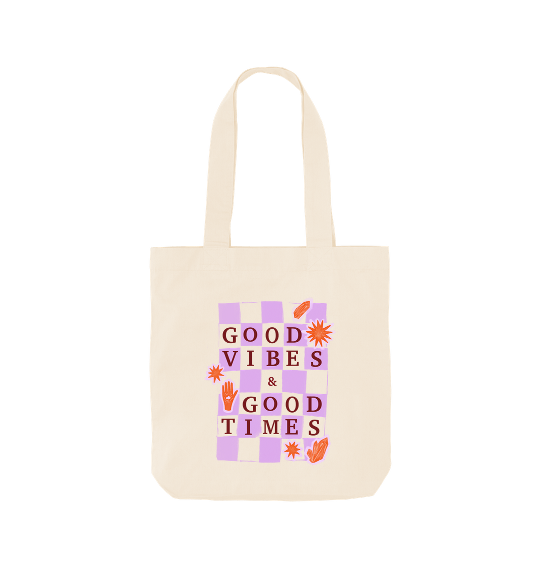 Natural Printed Bag