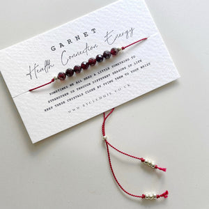 Crystal Bracelet | Garnet