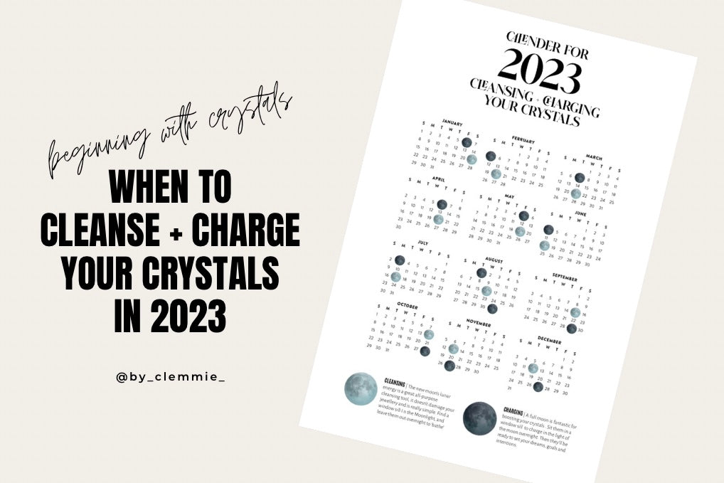 How and When in 2023 to Charge + Cleanse Your Jewellery - Beginners Guide