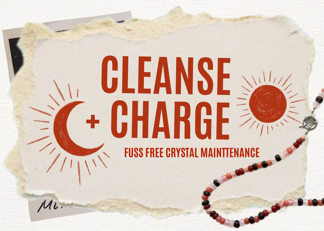 How to cleanse and charge your crystal jewellery in 2026