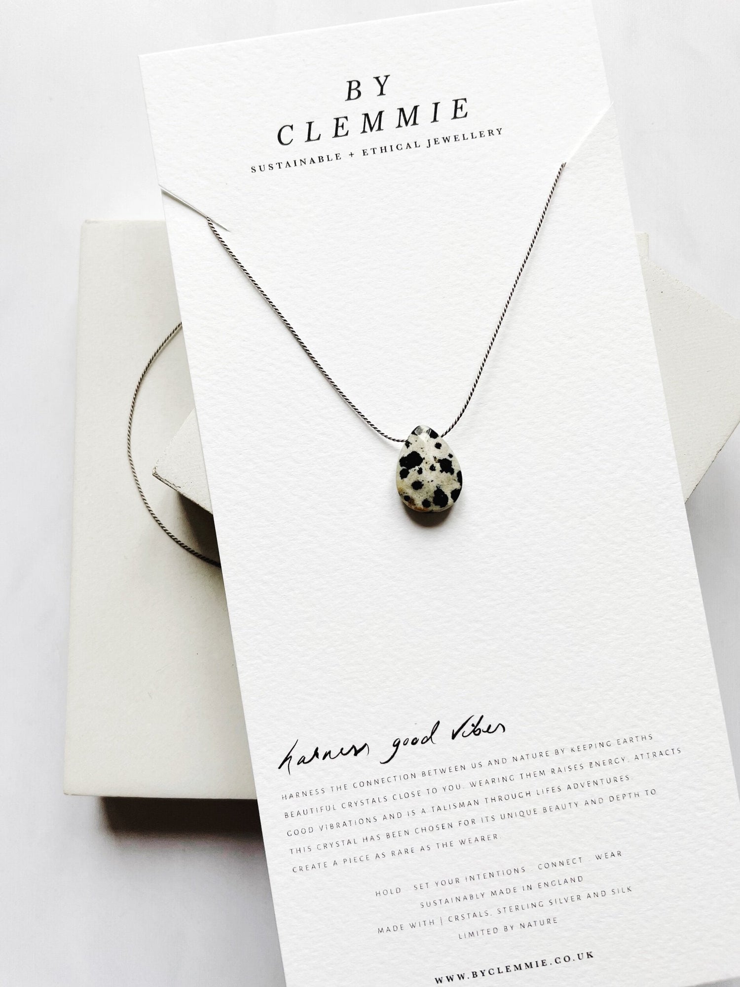 Dalmatian Jasper Crystal Jewellery
