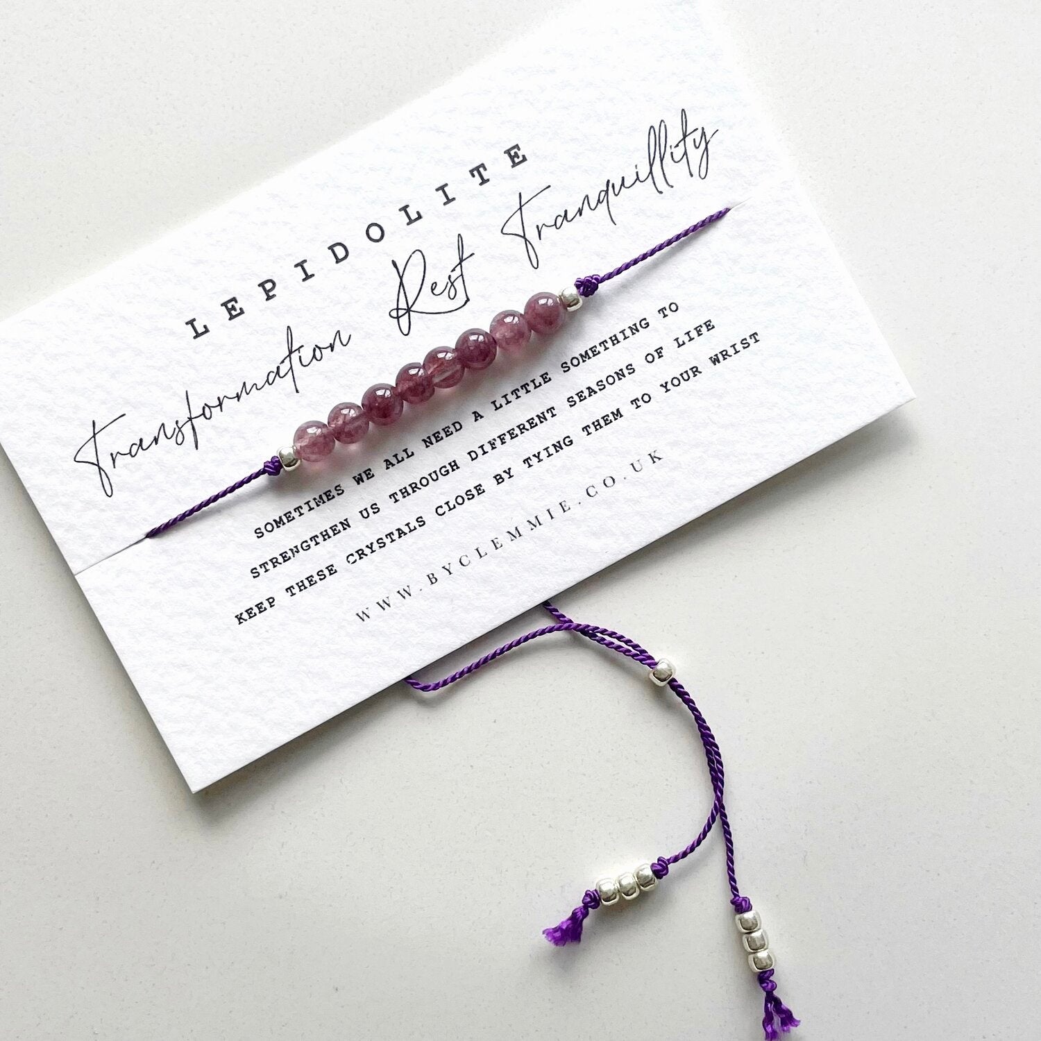 Lepidolite Crystal Jewellery