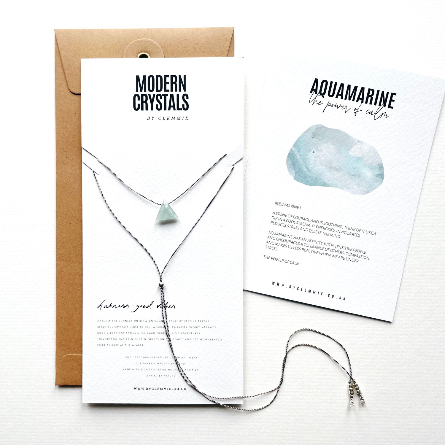 Aquamarine Crystal Jewellery