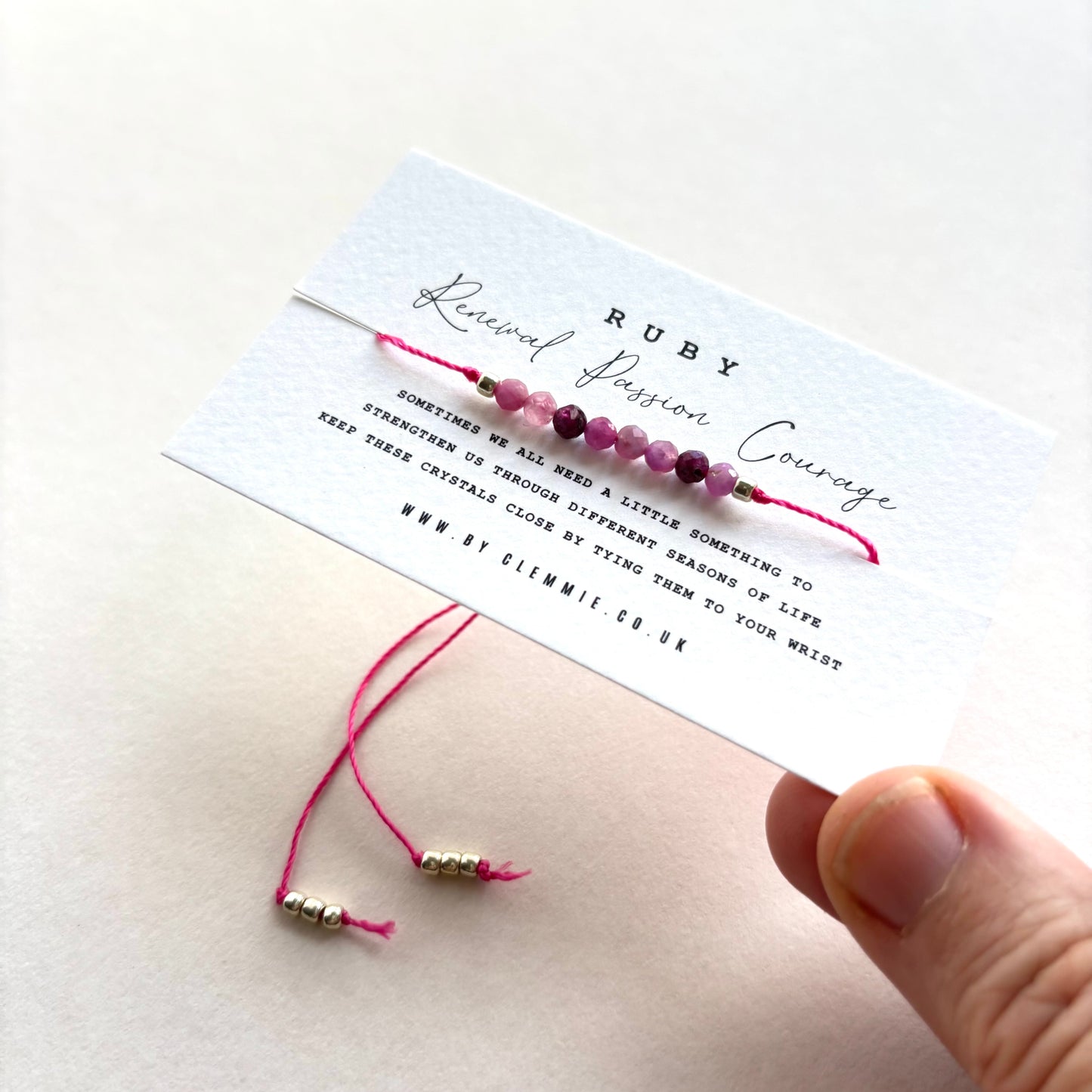 Crystal Bracelet | Ruby