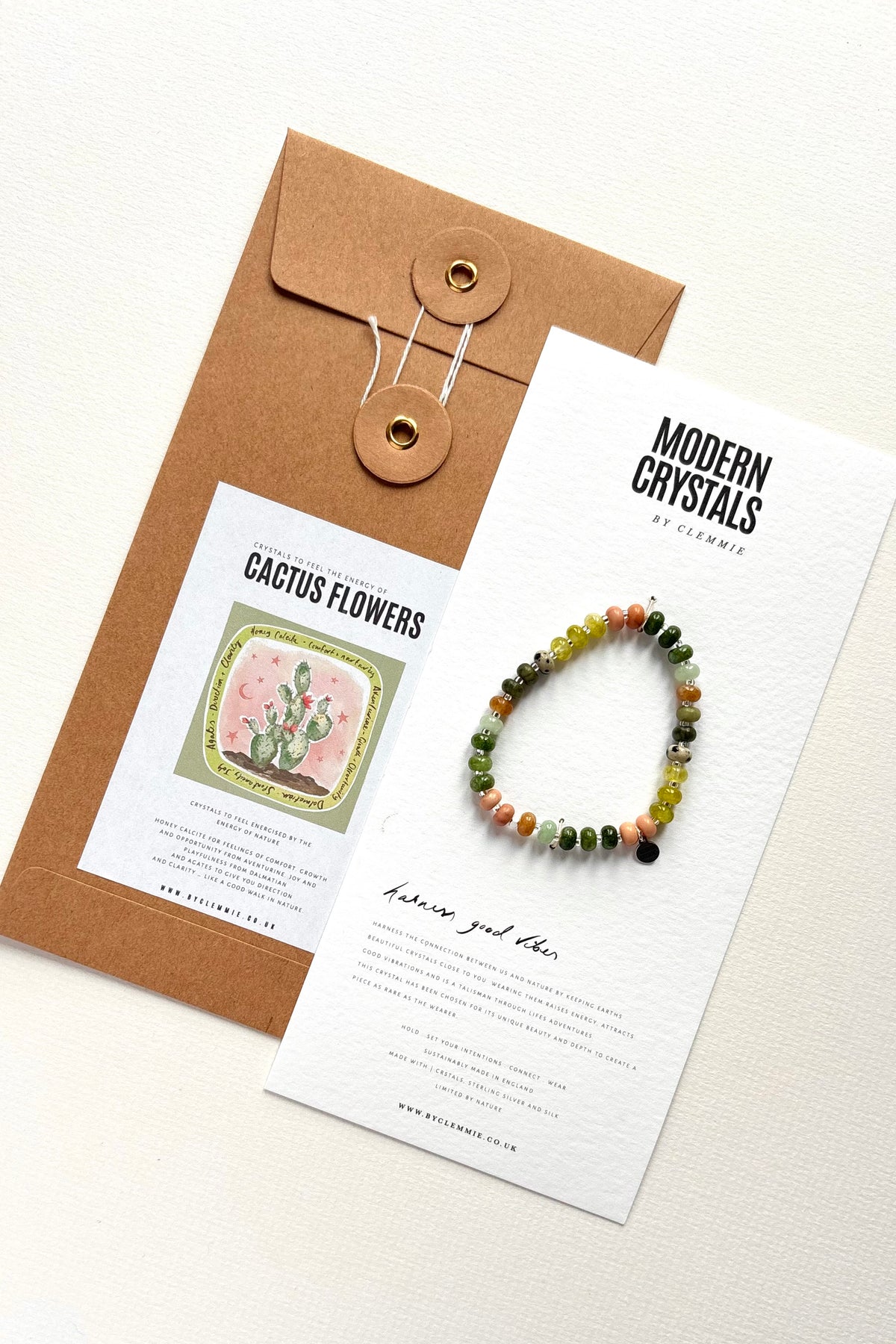 Stretch Bracelet  | Cactus Flowers