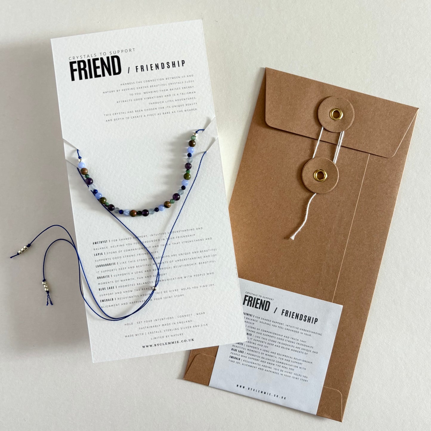 Crystal Recipe | Friend / Friendship | Necklace