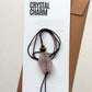 Long Statement Necklace Rose Quartz