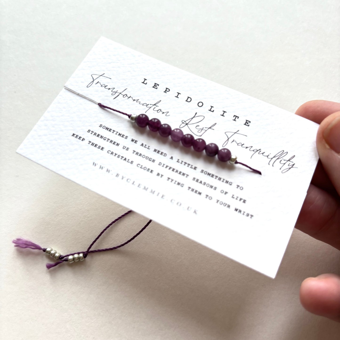 Crystal Bracelet | Lepidolite