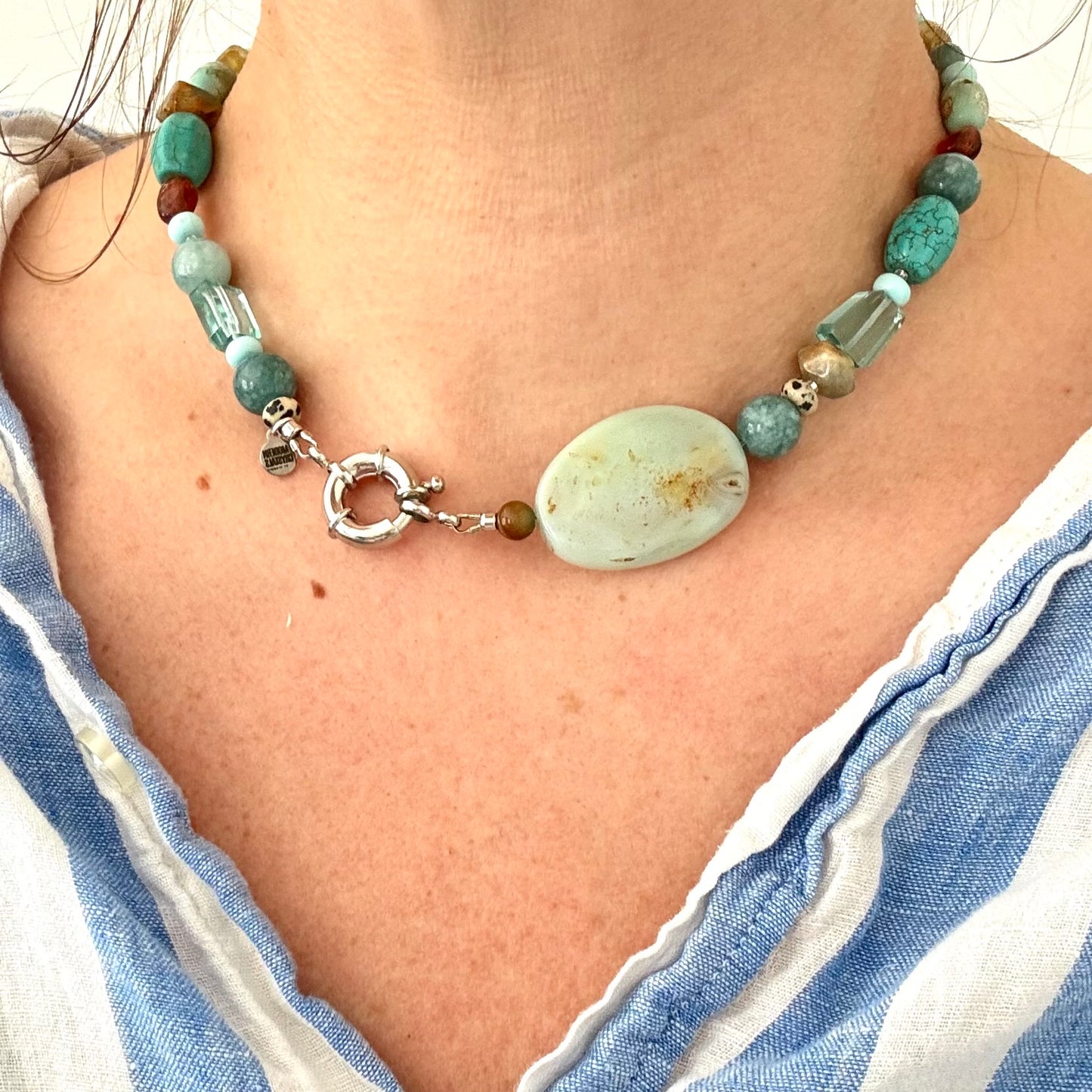 Jumbled Crystal Necklace | Coastal Cowgirl