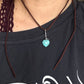 Turquoise Heart | Charm + String