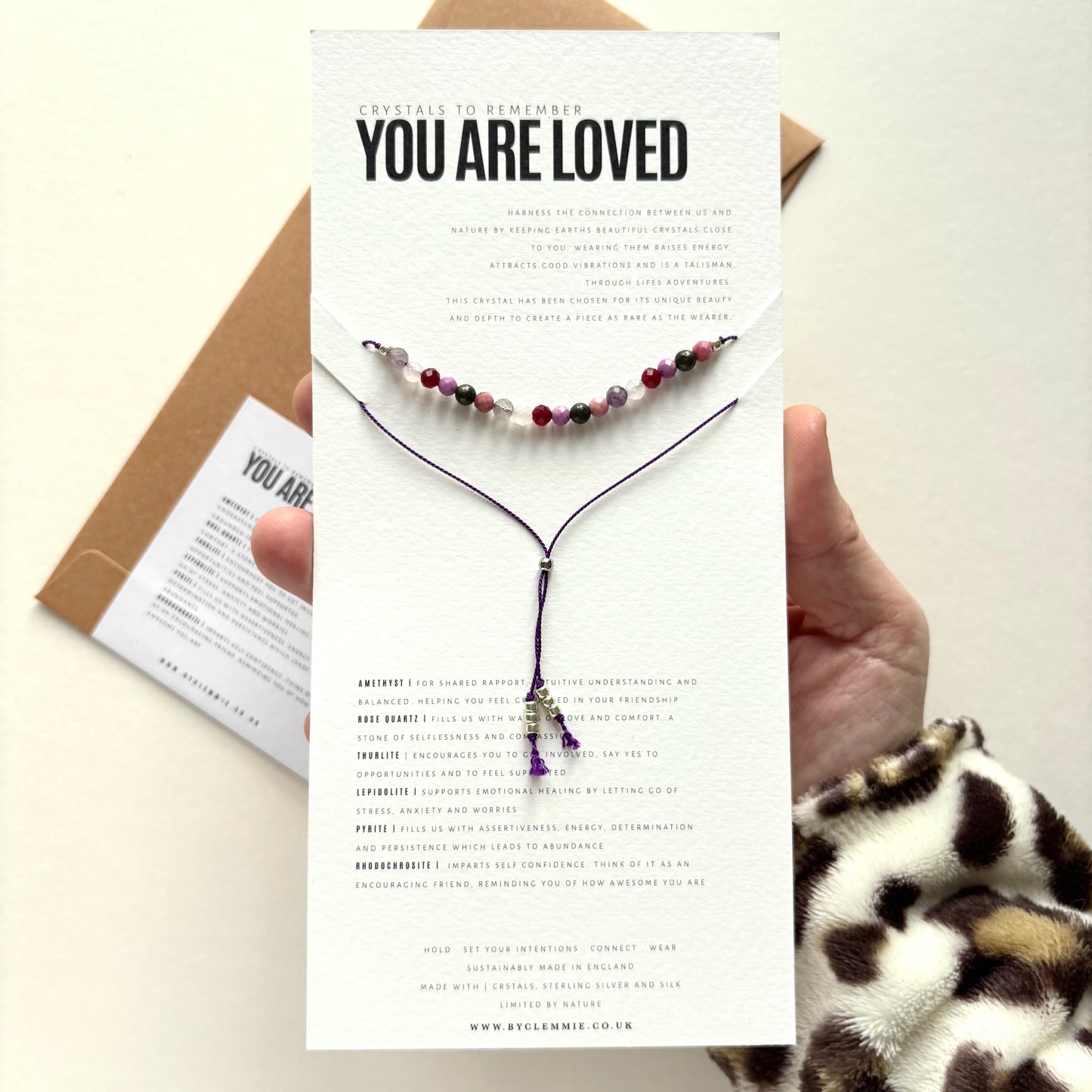 Crystal Recipe | You are Loved | Bracelet