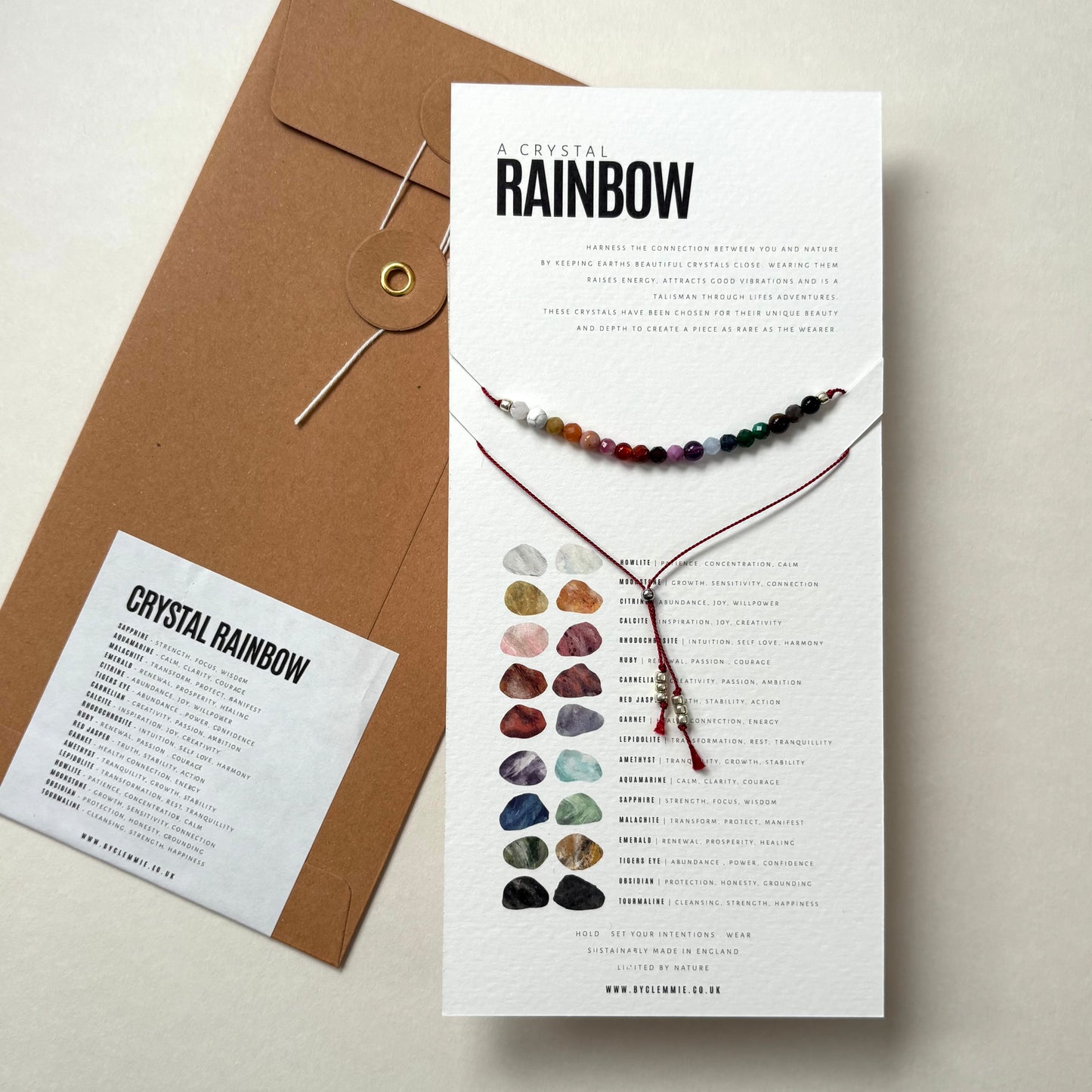 Crystal Recipe | Rainbow of Crystal | Bracelet