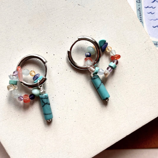 CALMING OCEAN  | Charm Earrings