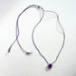 Crystal Charm Necklace | Amethyst Star