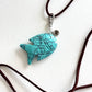 Turquoise Fish | Charm + String