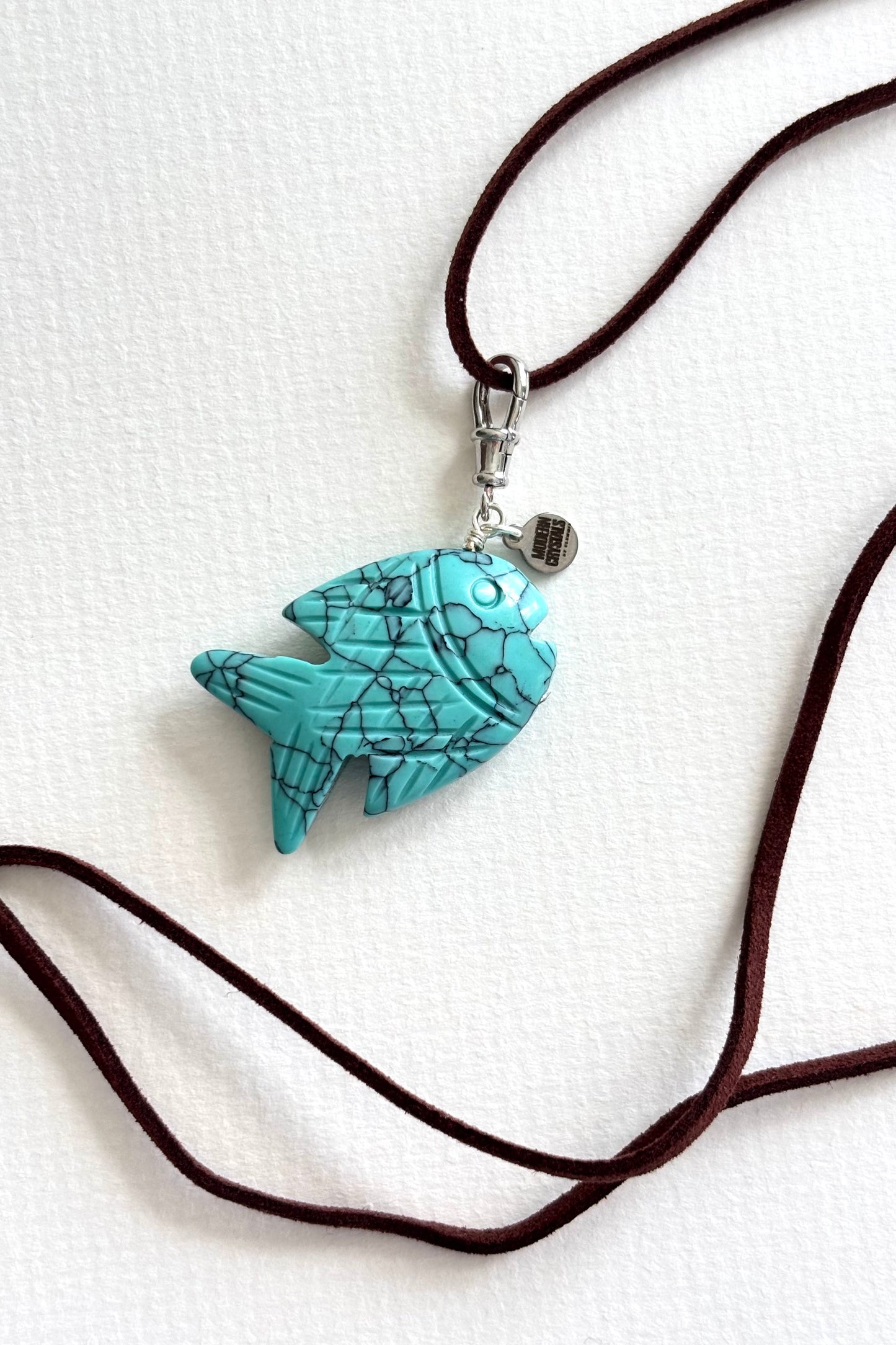 Turquoise Fish | Charm + String
