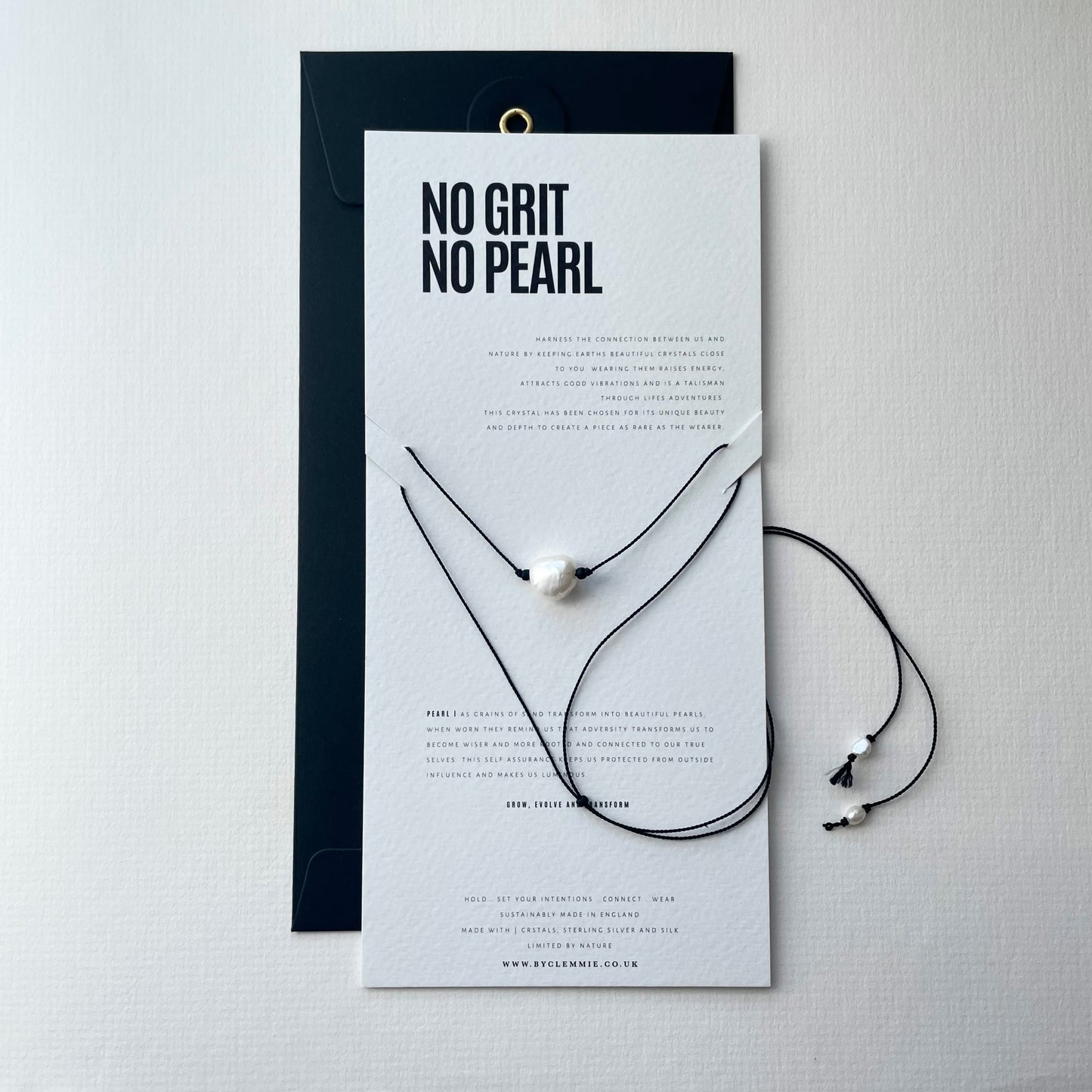 NO GRIT, NO PEARL | Nugget Necklace