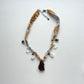 Bandana Necklace Ochre + Smokey Quartz