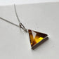 Pyramid Necklace - Citrine
