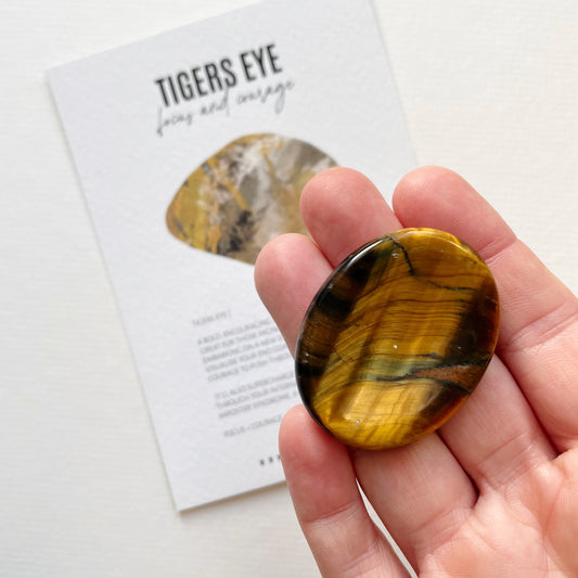 Pocket Worry Stone | Tigers Eye