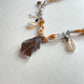 Bandana Necklace Ochre + Smokey Quartz