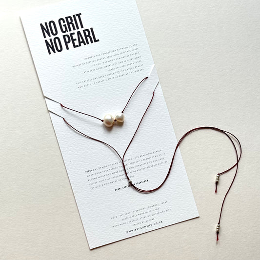 NO GRIT, NO PEARL | Nugget Necklace