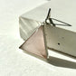 Pyramid Necklace - Rose Quartz