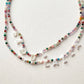 Crystal BONBON | Double Multi Colour Personalised Necklace