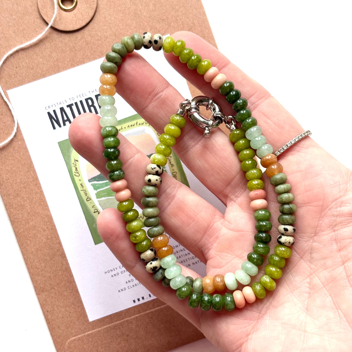 Bolt Clasp Necklace | Nature