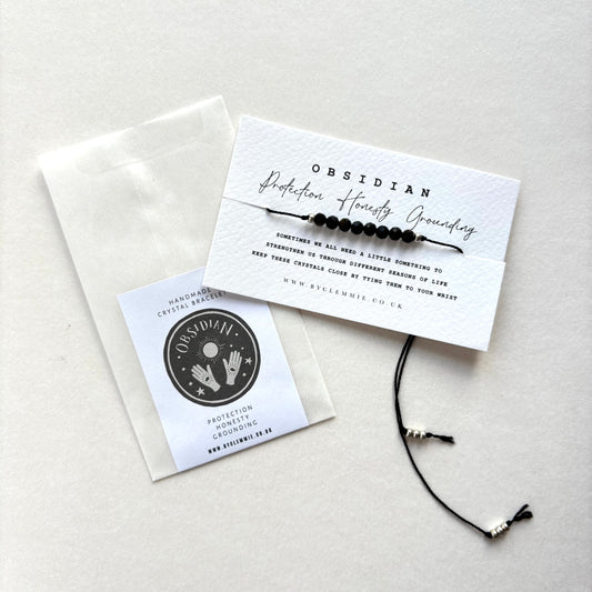 Crystal Bracelet | Obsidian