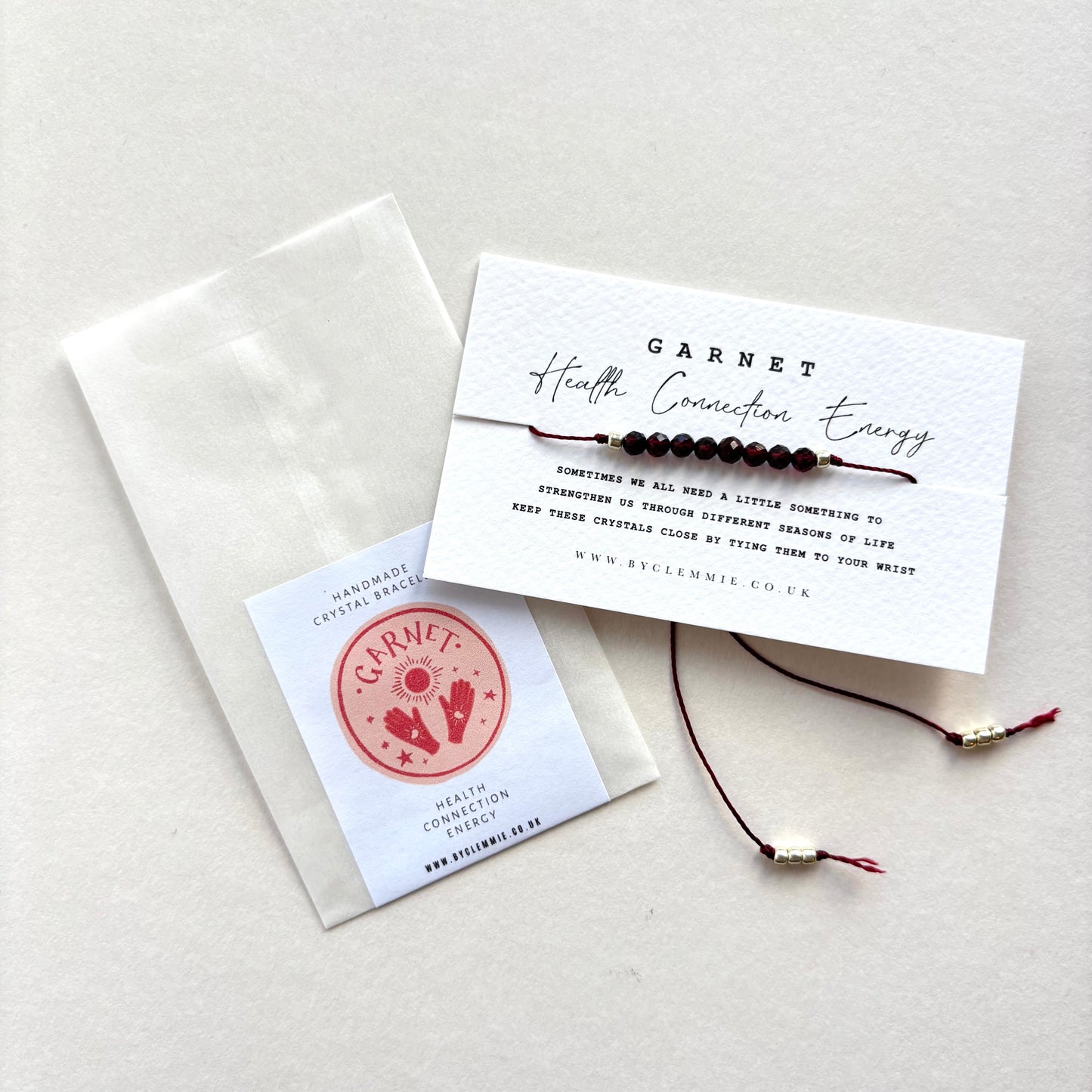 Crystal Bracelet | Garnet