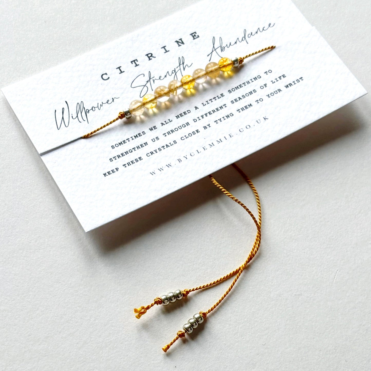 Crystal Bracelet | Citrine