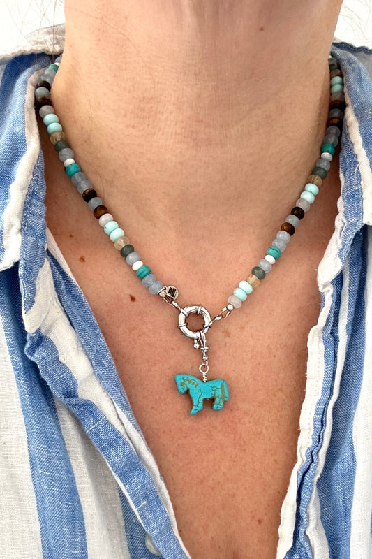 Bolt Clasp Necklace | Coastal Cowgirl