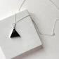 Pyramid Necklace - Onyx