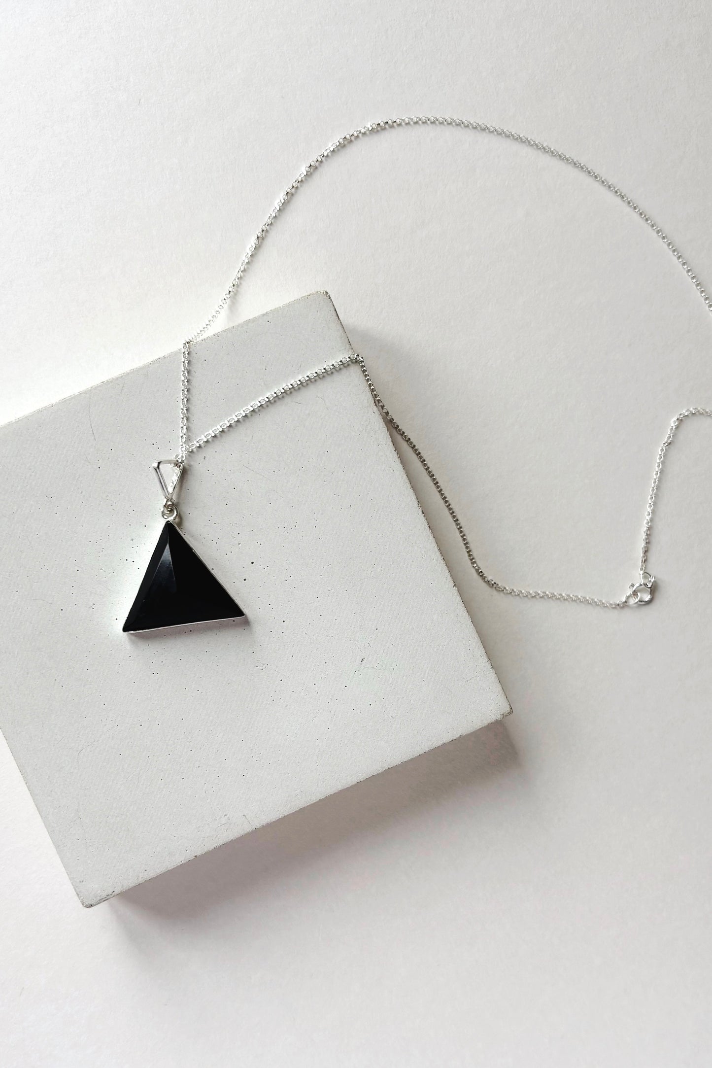 Pyramid Necklace - Onyx